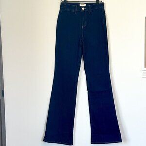 NWT L'Agence Bell Bottom Flare Blue Jeans - Size 25